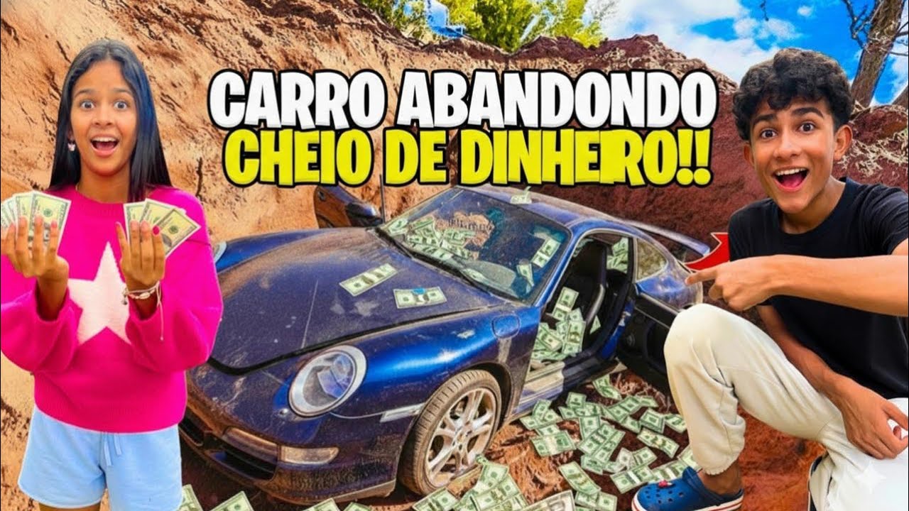UM CARRO MISTERIOSO FOI ABANDONADO EM FRENTE DO RANCHO😱 e estava cheio dinheiro?!😱