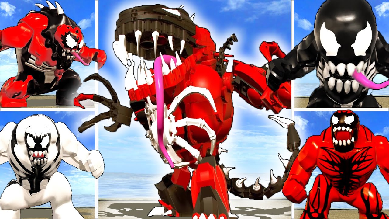 All Symbiote Venom Characters In LEGO Marvel Super Heroes 2 Maximum Carnom Anti Venom