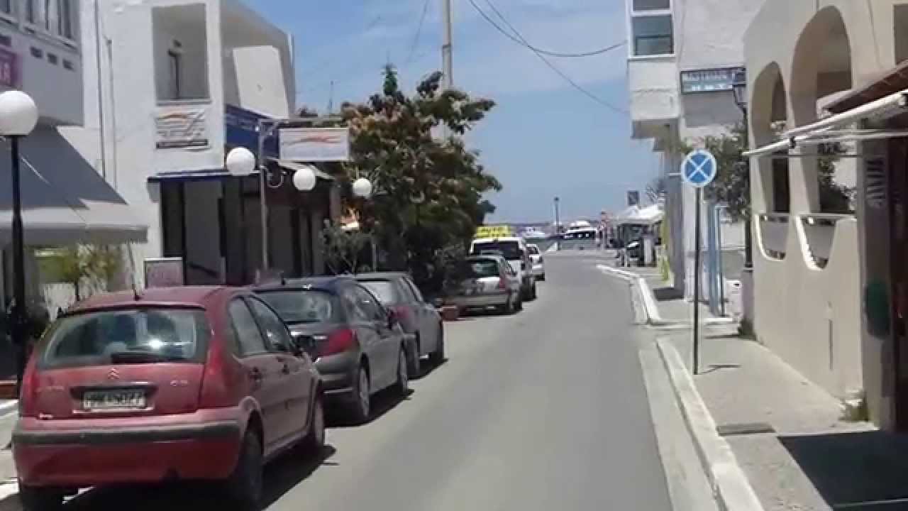 MASTICHARI KOS GREECE bus ride from airport into mastihari