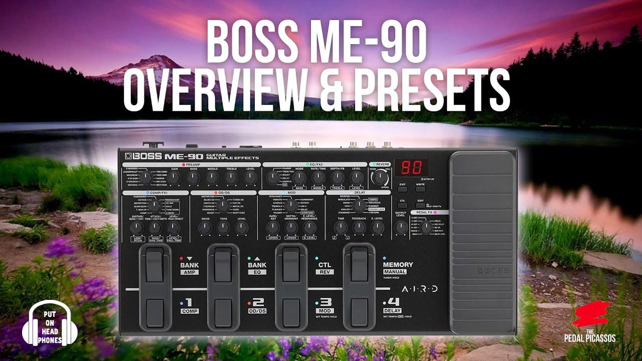 Обзор и пресеты BOSS ME-90