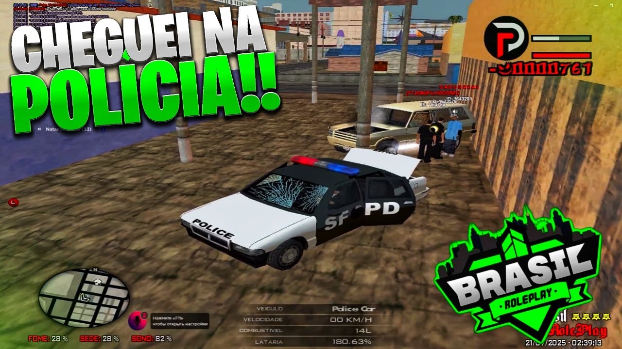 🚨DIA DE MUITA AÇÃO NO POLICIA! ( BRASIL ROLEPLAY )
