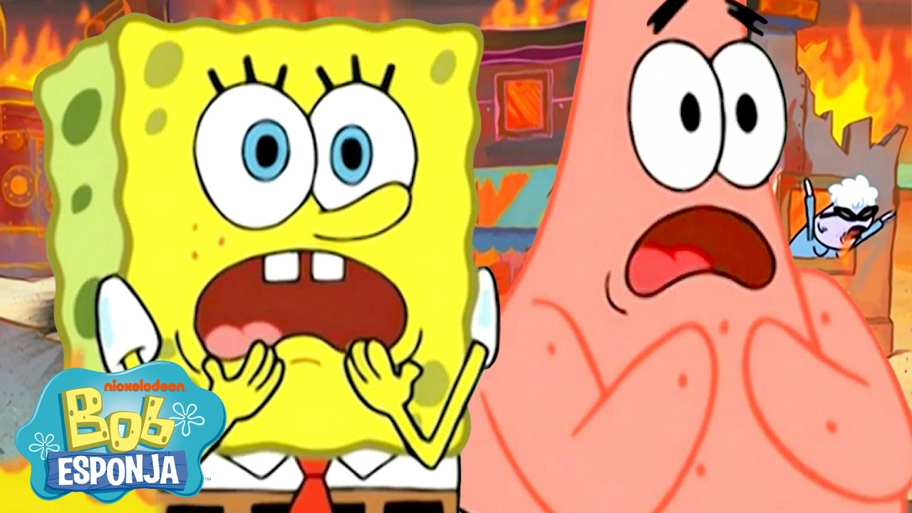 Bob Esponja | &iexcl;Momentos de Bob Esponja en Fondo de Bikini que salieron mal! 🤣 | 60 min | Espa&ntilde;ol