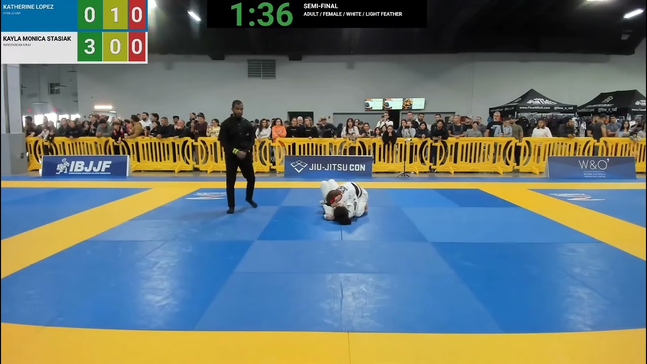 IBJJF Miami Winter Open Female White Light Feather Semi-Final 