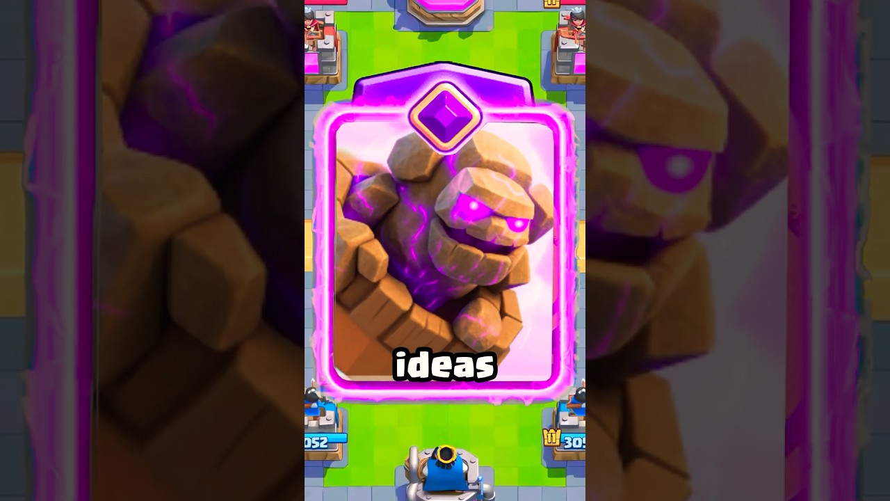 NEW GOLEM BARREL SPELL (Fan Concept) #clashroyale #clash #update #leak