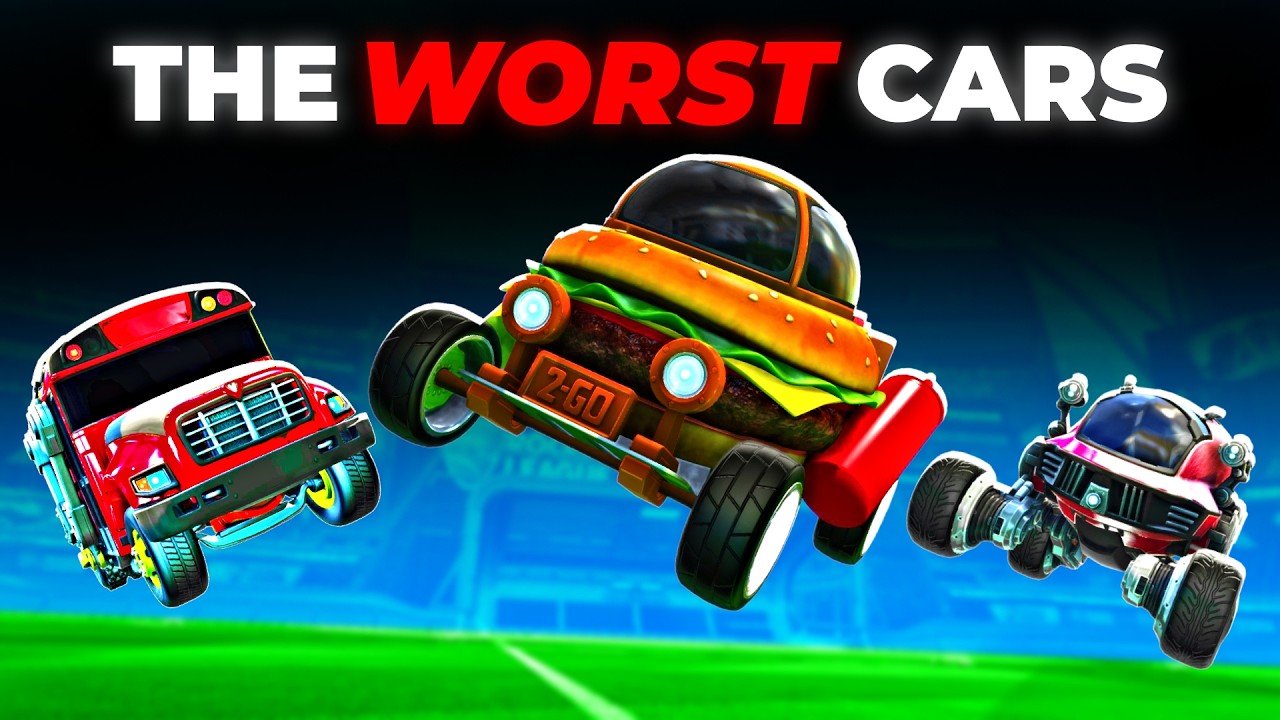 Я использовал ХУДШИЕ машины в Rocket League... (это меня удивило)