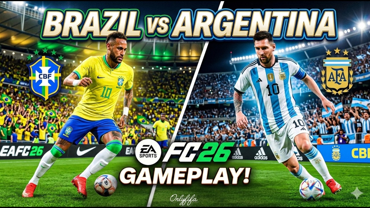 Brazil vs Argentina I Friendly Match I EAFC26
