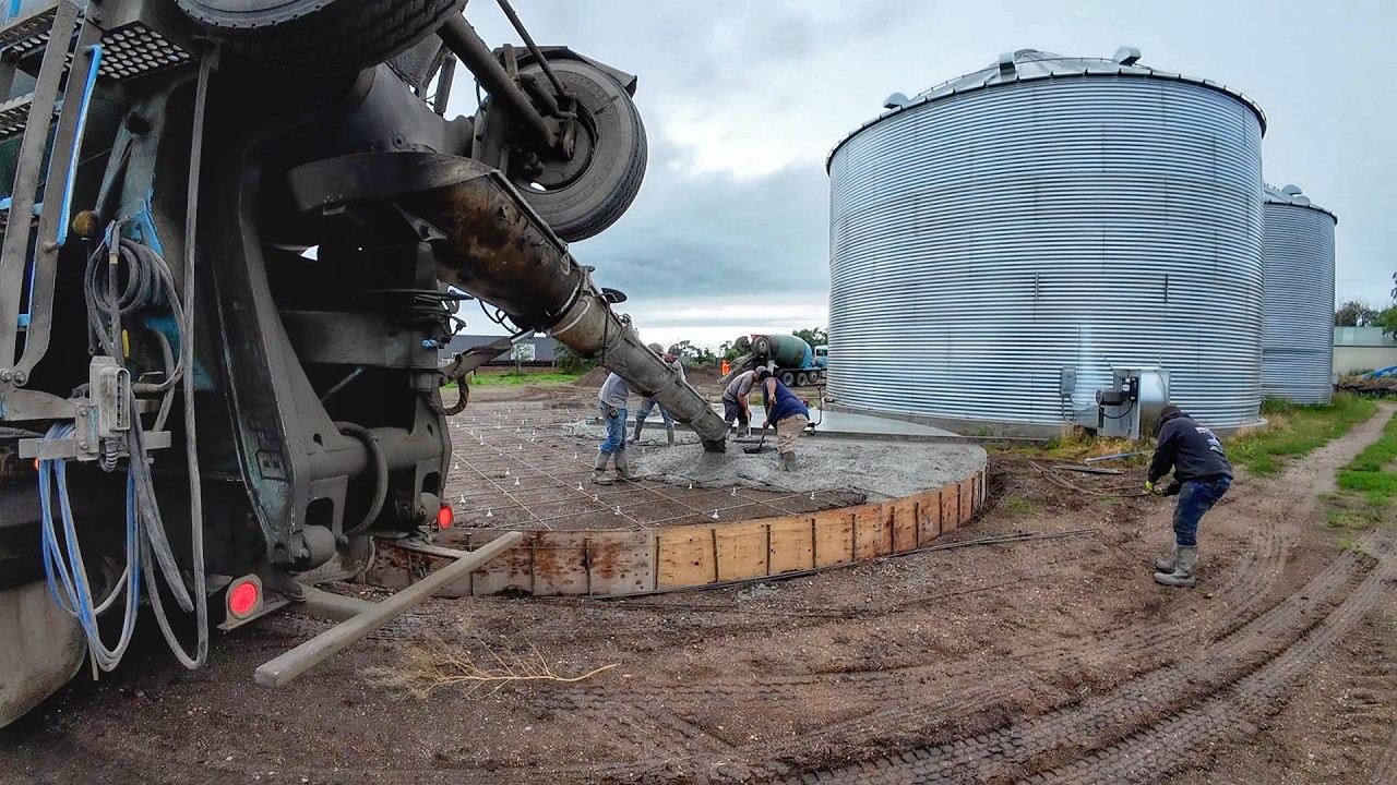 Pouring the New Bin