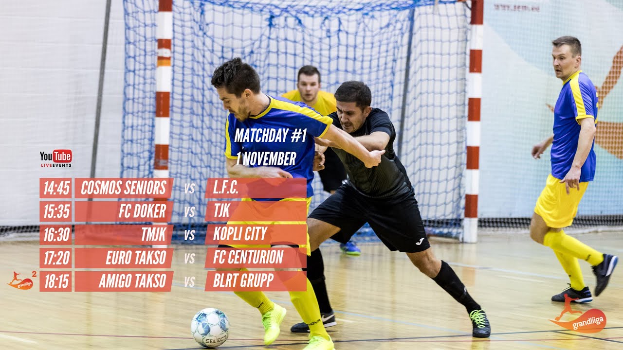 Matchday #1 - Grandliiga Futsal 20/21 (1-Nov-20)