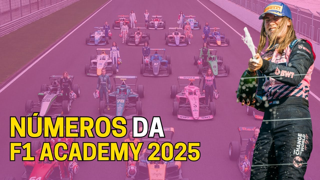 F1 ACADEMY 2025: PRINCIPAIS NÚMEROS