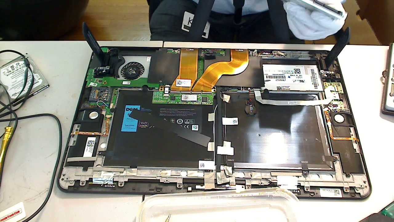 Dell XPS 18 in Portable All-in-One Tablet Teardown How to SSD Hard drive Upgrade Repair