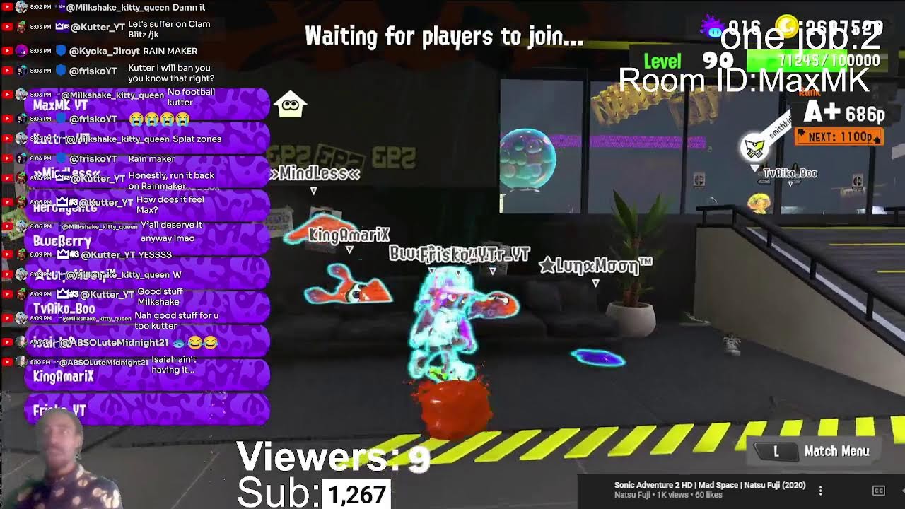 [Friday Stream] Playing MHUR Match+Rank and Rooms+Splatoon3 SonicRacingCross and MKWii Mods