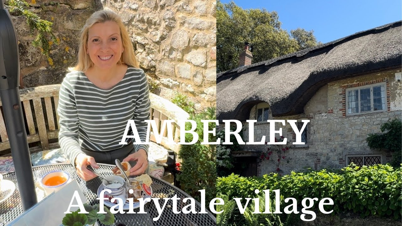 A PEACEFUL DAY IN A FAIRYTALE VILLAGE 🌺PEACH OVEN CHEESECAKE