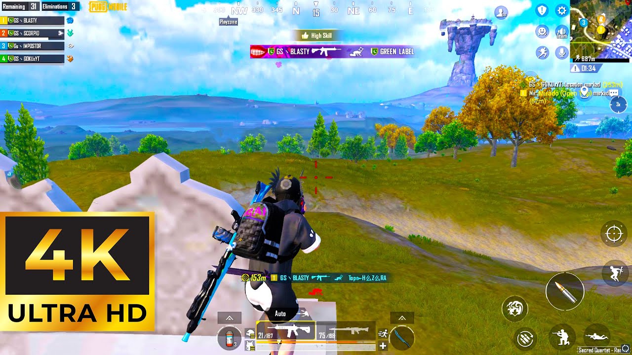 INTENSE FIGHTS 💀 - 1920x1080 +120 FPS PUBG MOBILE FASTEST CLUTCHES (emulator) 4K