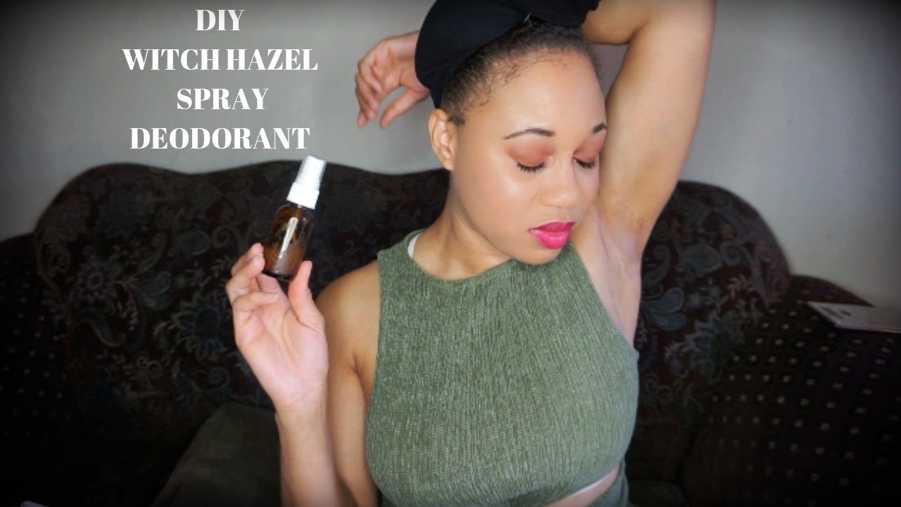 DIY  Witch Hazel Natural Deodorant Spray | Euniycemari