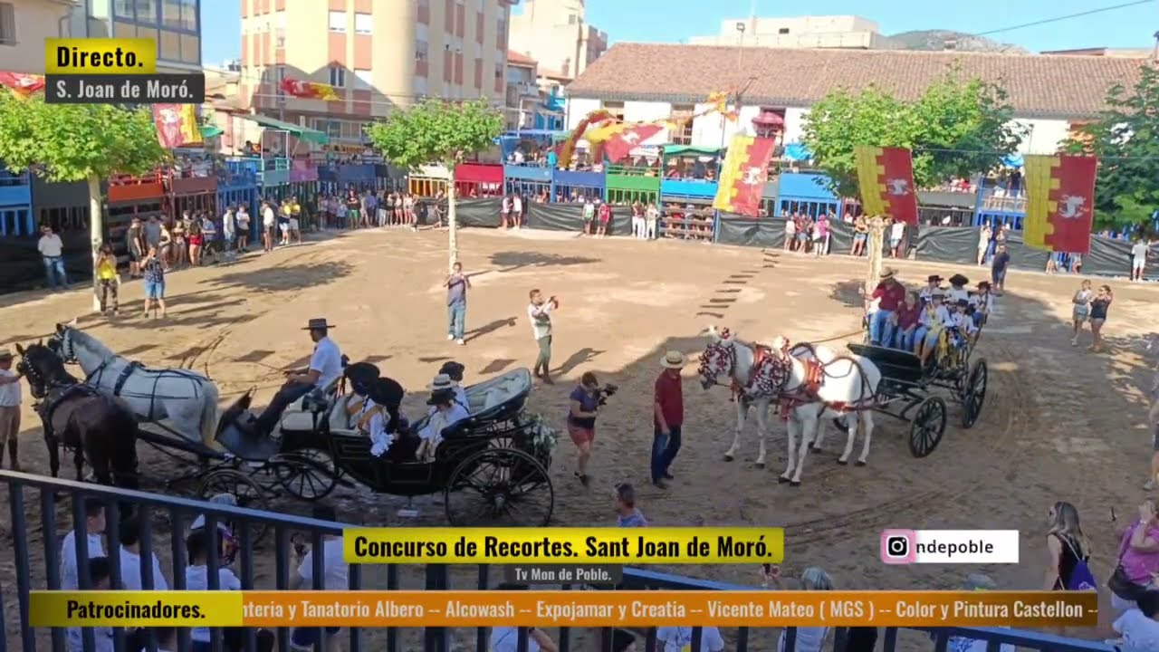 Concurso de recortes. Fiestas de Sant Joan de Moró. 23-6-24.