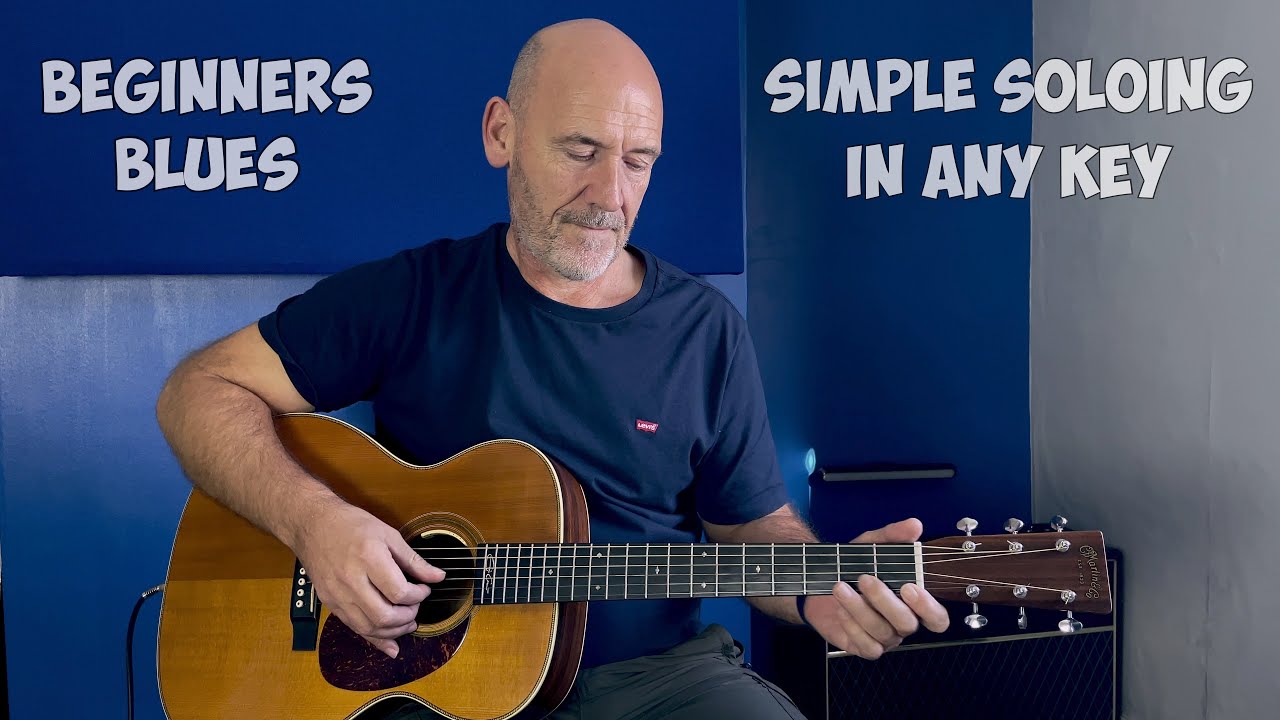 Beginner Blues | Play Blues Solos In Any Key | Acoustic Guitar