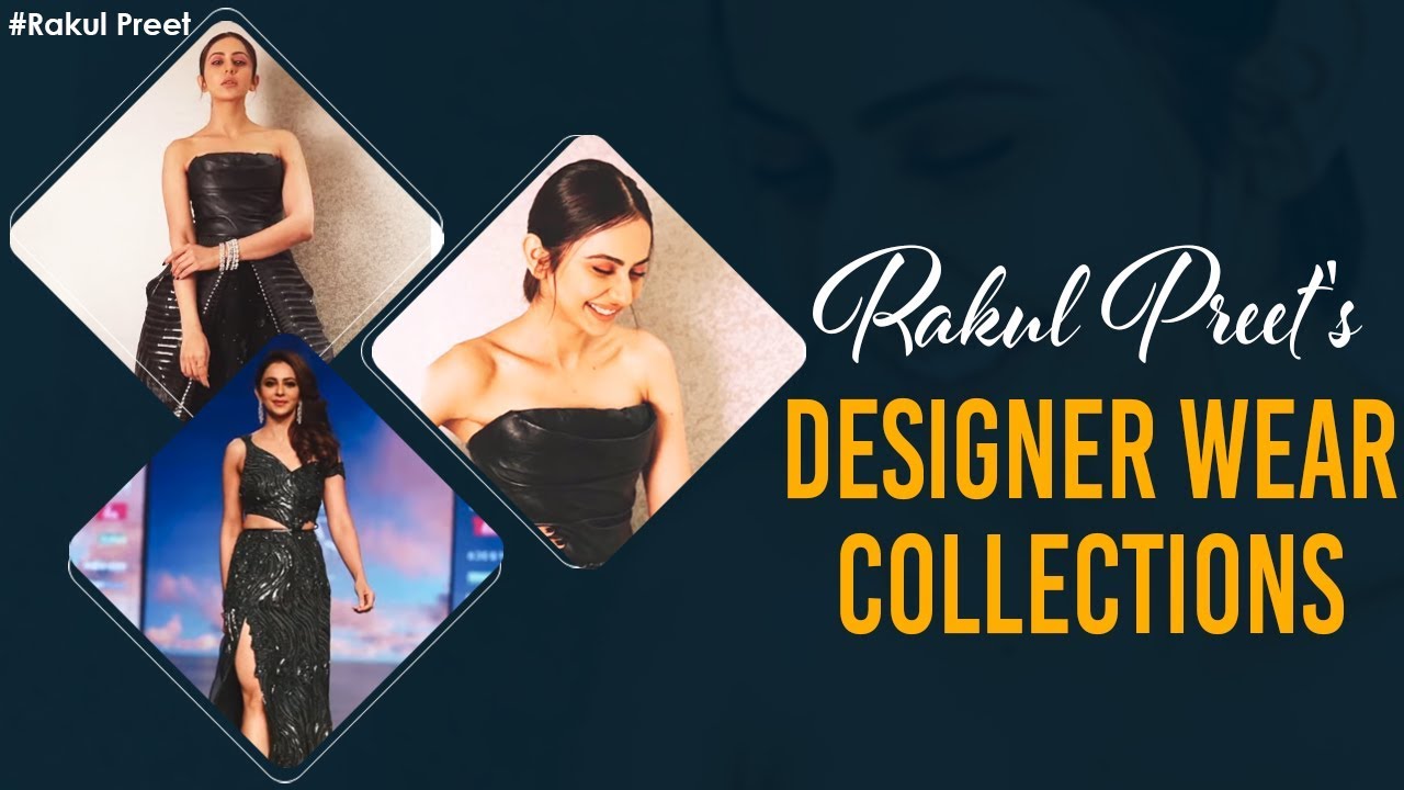 Rakul Preet's Black Outfit Collections | Rakul Preet Looks Stunning In Black Skirts | Rakul Preet