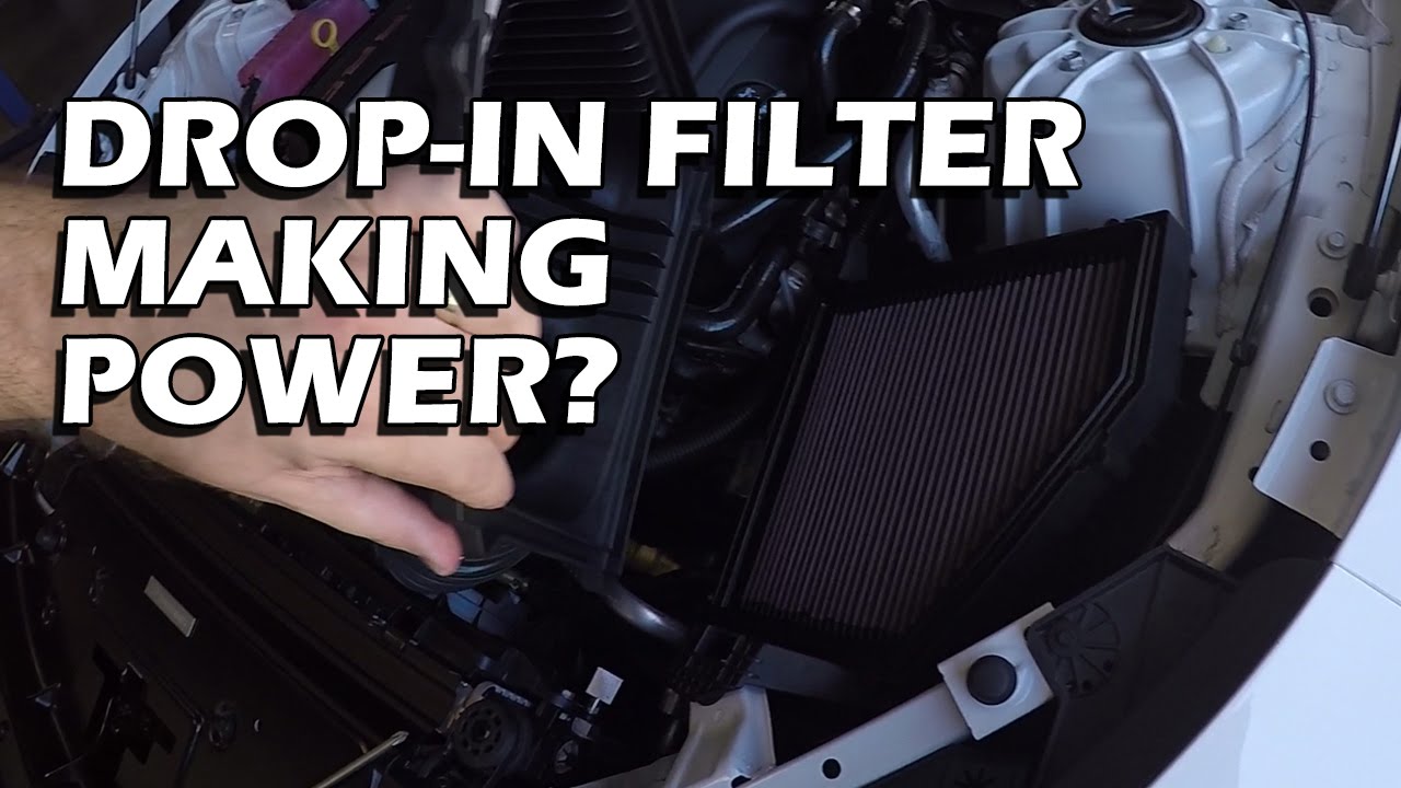 Camaro SS K&N Drop-in Filter Dyno Results and Review