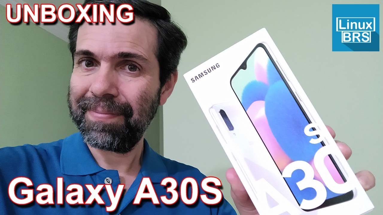 UNBOXING - SAMSUNG GALAXY A30S - PRIMEIRAS IMPRESSÕES
