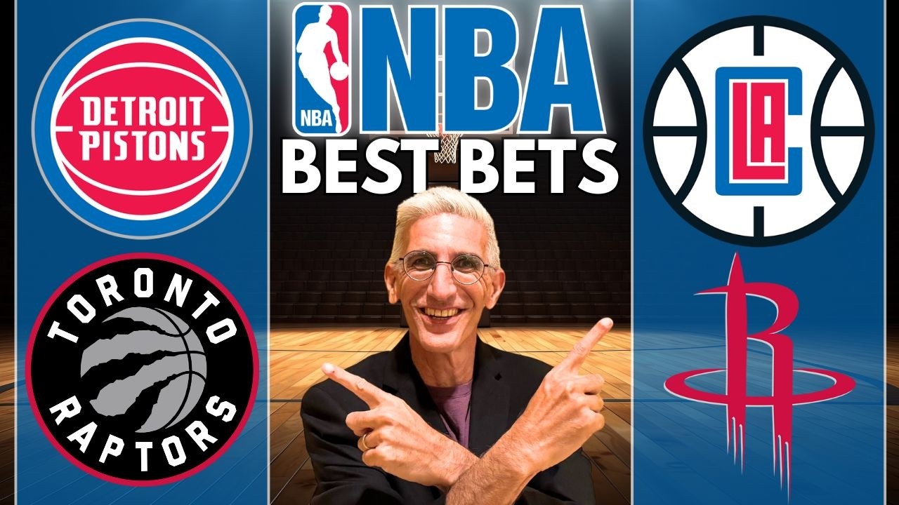 BEST Wednesday NBA Picks and Predictions! Pistons vs Raptors & Clippers vs Rockets