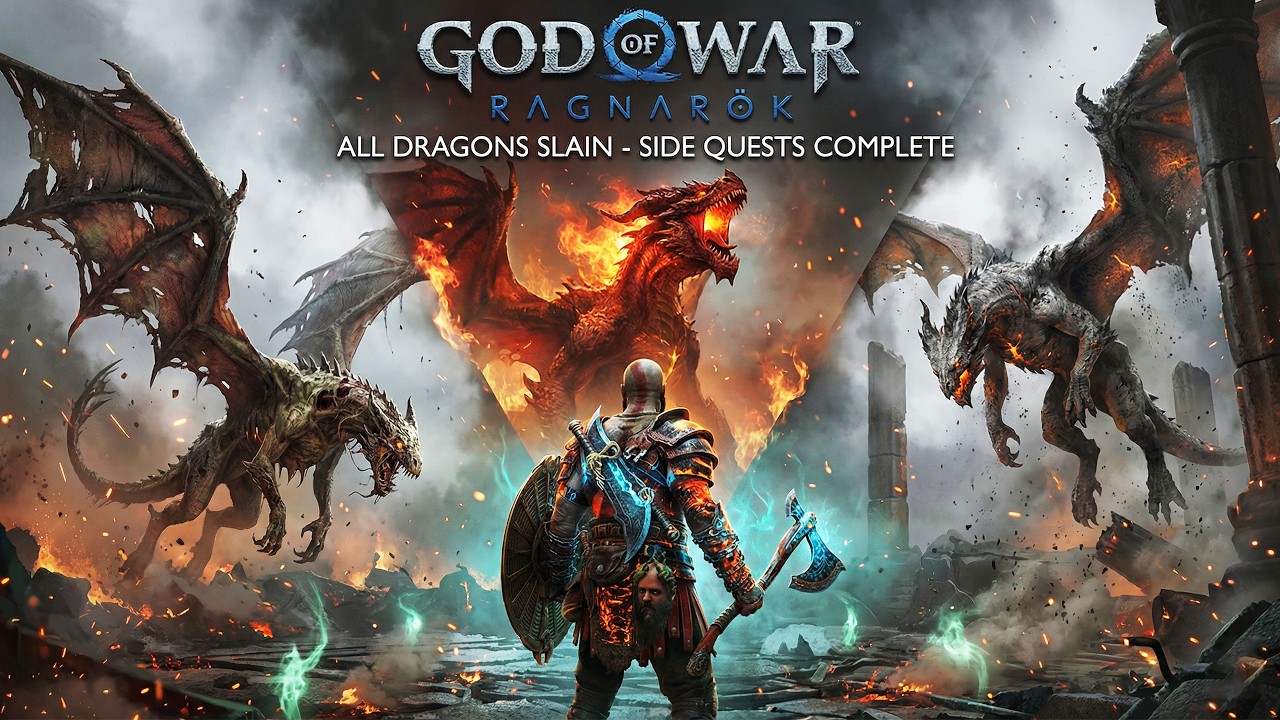 DOING SOME SIDE QUEST & KILLED ALL THREE GIANTS DRAGONS | GOD OF WAR RAGNAROK | HARRY HAVOC GAMING