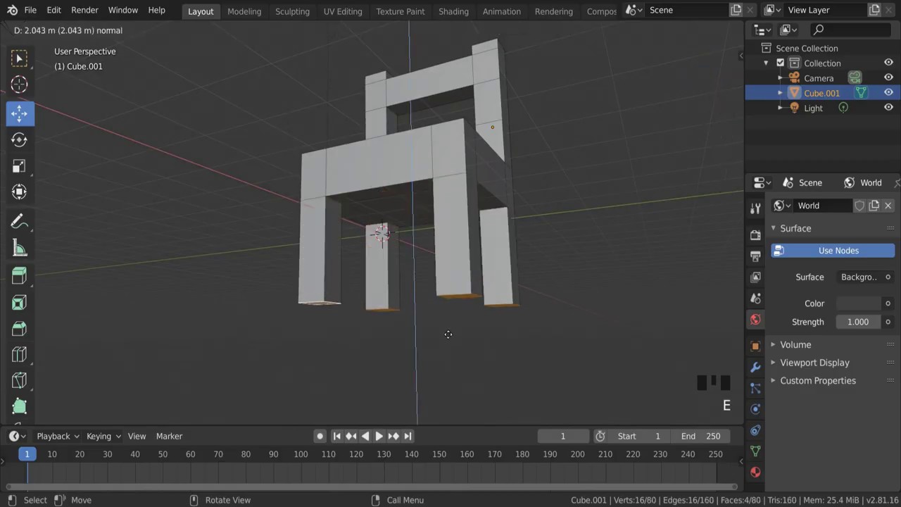 Blender Basics - loop cut and face