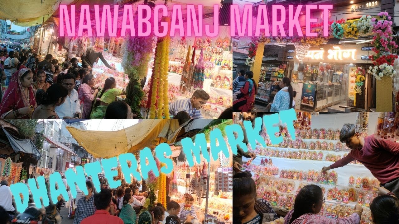 Dhanteras Sale Market of  Nawabganj || Nawabganj Dhanteras Sale || Kanpur Vlog || Diwali Sale - 💯👌🎉