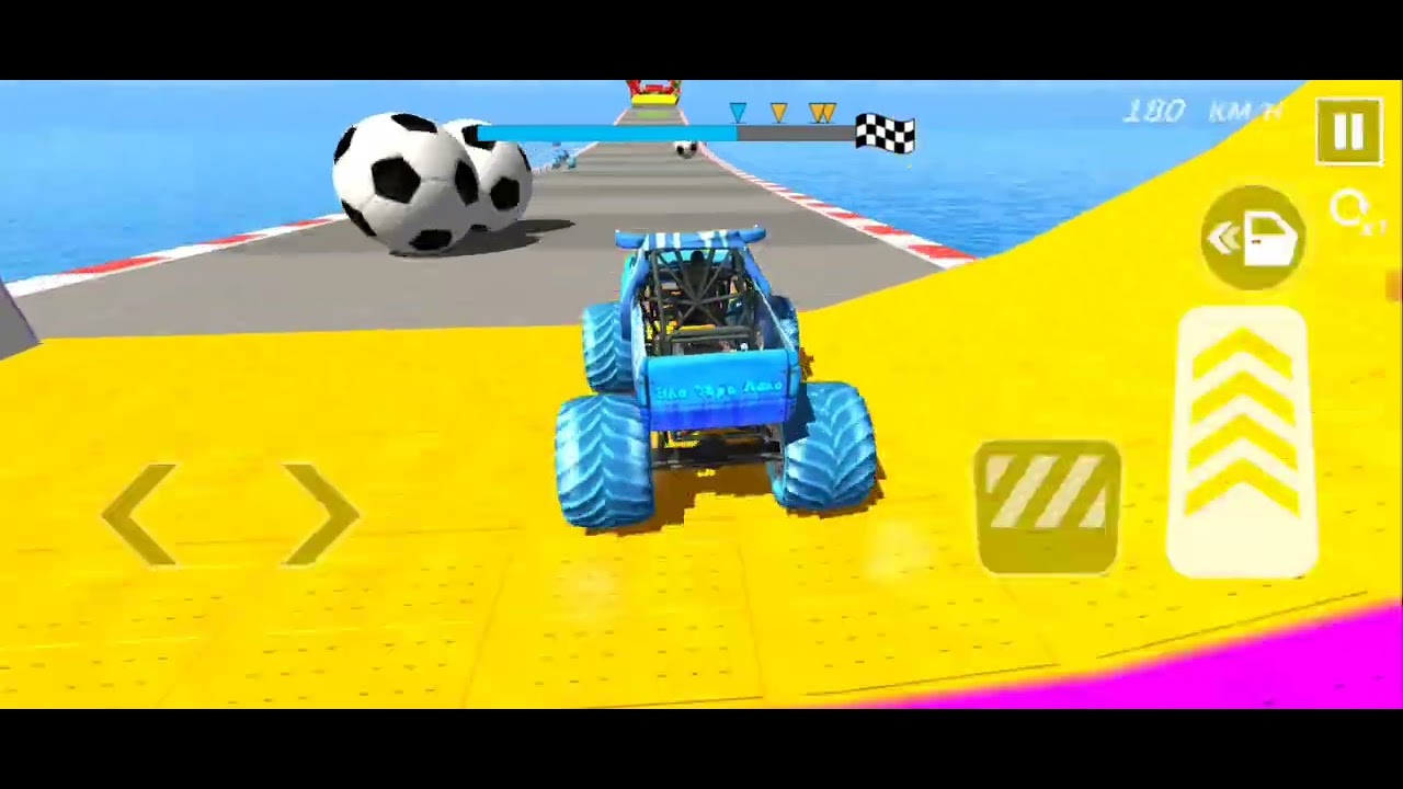 Crazy truk monster truck stunt amazing challenge 😨🥶