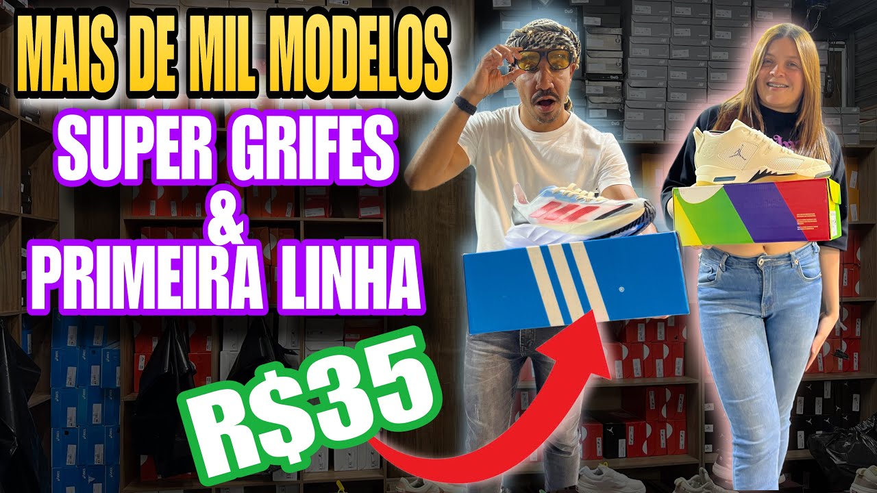 MEGA FORNECEDOR DE TENIS NO BR&Aacute;S! GRIFES, PREMIUM E PRIMEIRA LINHA! MUITO BARATO!