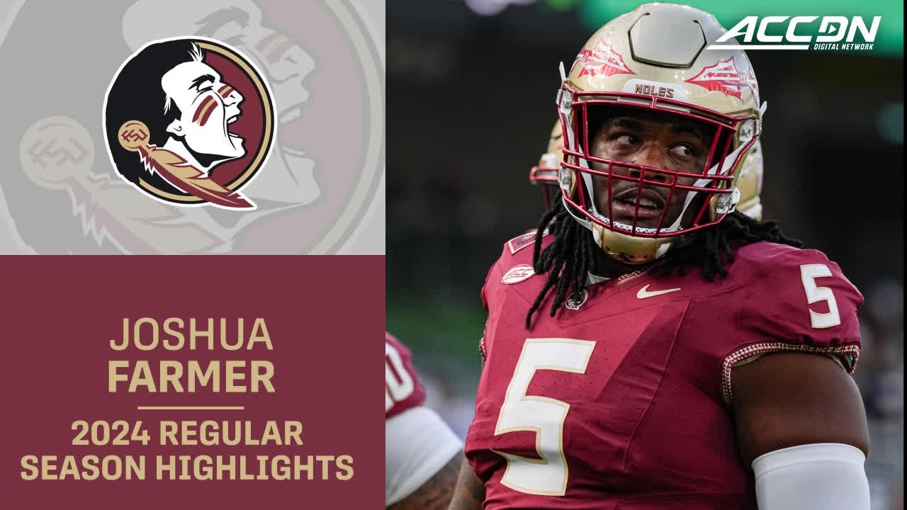 Joshua Farmer 2024 Regular Season Highlights | Florida State Defensive Lineman