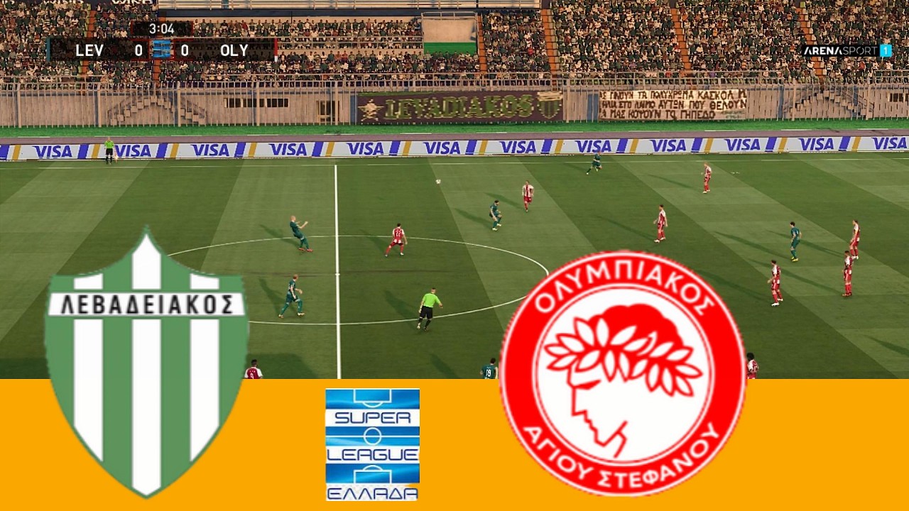 Levadiakos vs Olympiacos LIVE | Super League Greece PES 2021