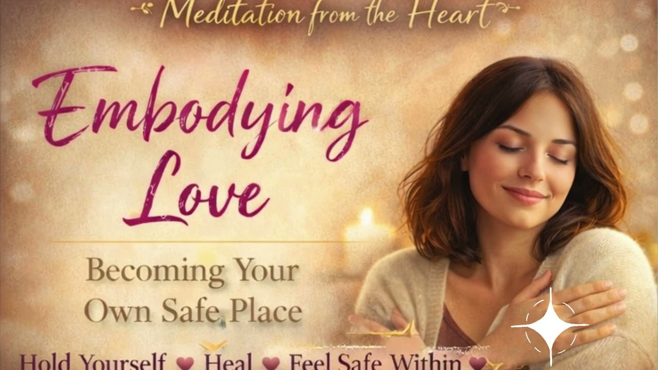 Embodying Love Meditation 💗 Music Included | Become Your Own Safe Place