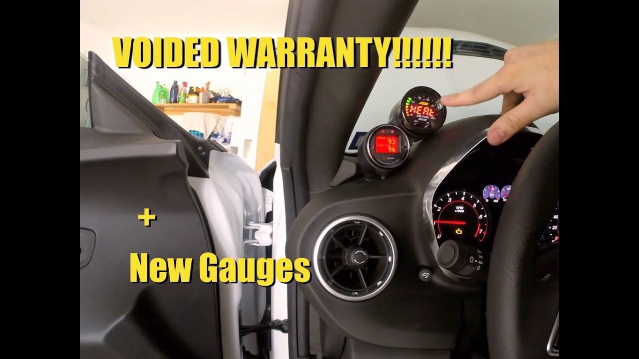 Install of Wideband and Aeroforce Guages + A TUNE on MY 2019 Camaro SS!! | Vlog #239
