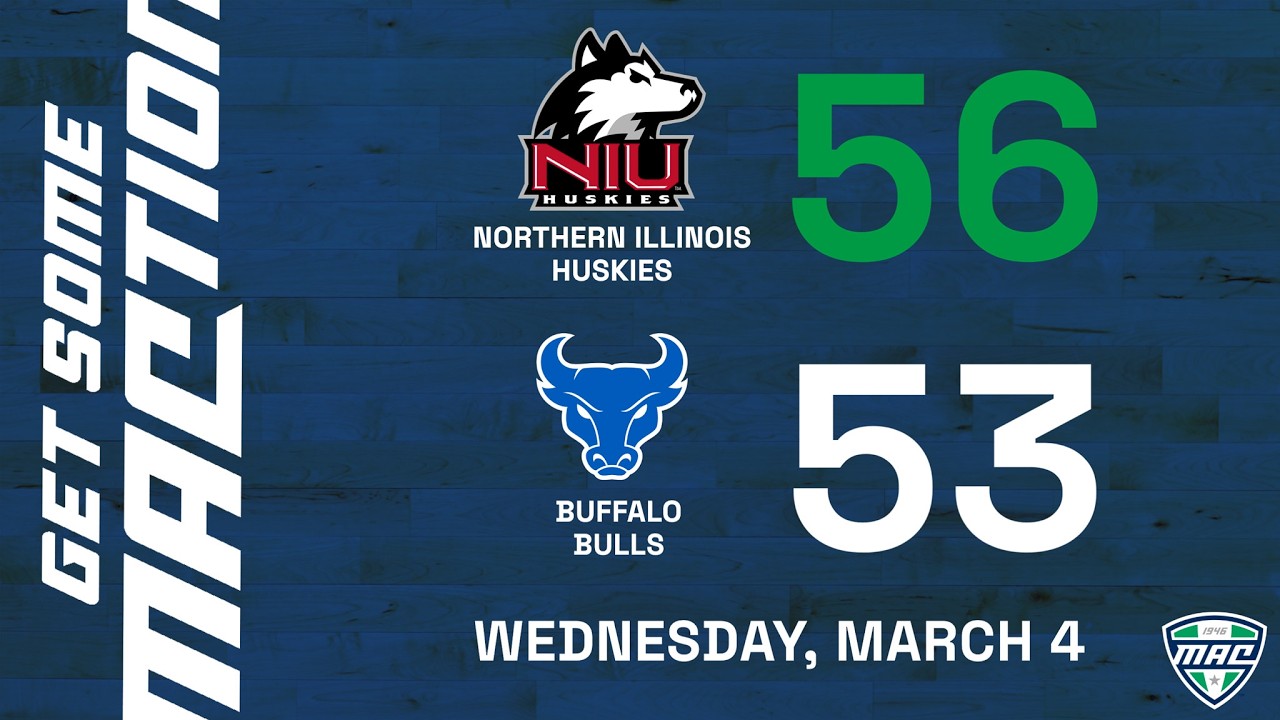 WBB Condensed Game: Northern Illinois 56, Buffalo 53