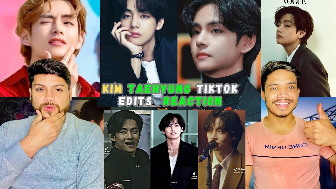 Bts Taehyung V TikTok Edits - Pakistani And Indian  Reaction V💯 |Kim Taehyung TikTok | Zain Raja