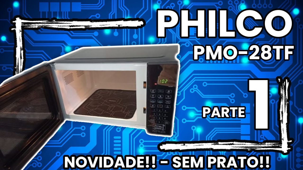 NOVO MICROONDAS SEM PRATO - PHILCO PMO28TF (VIDEO 1)