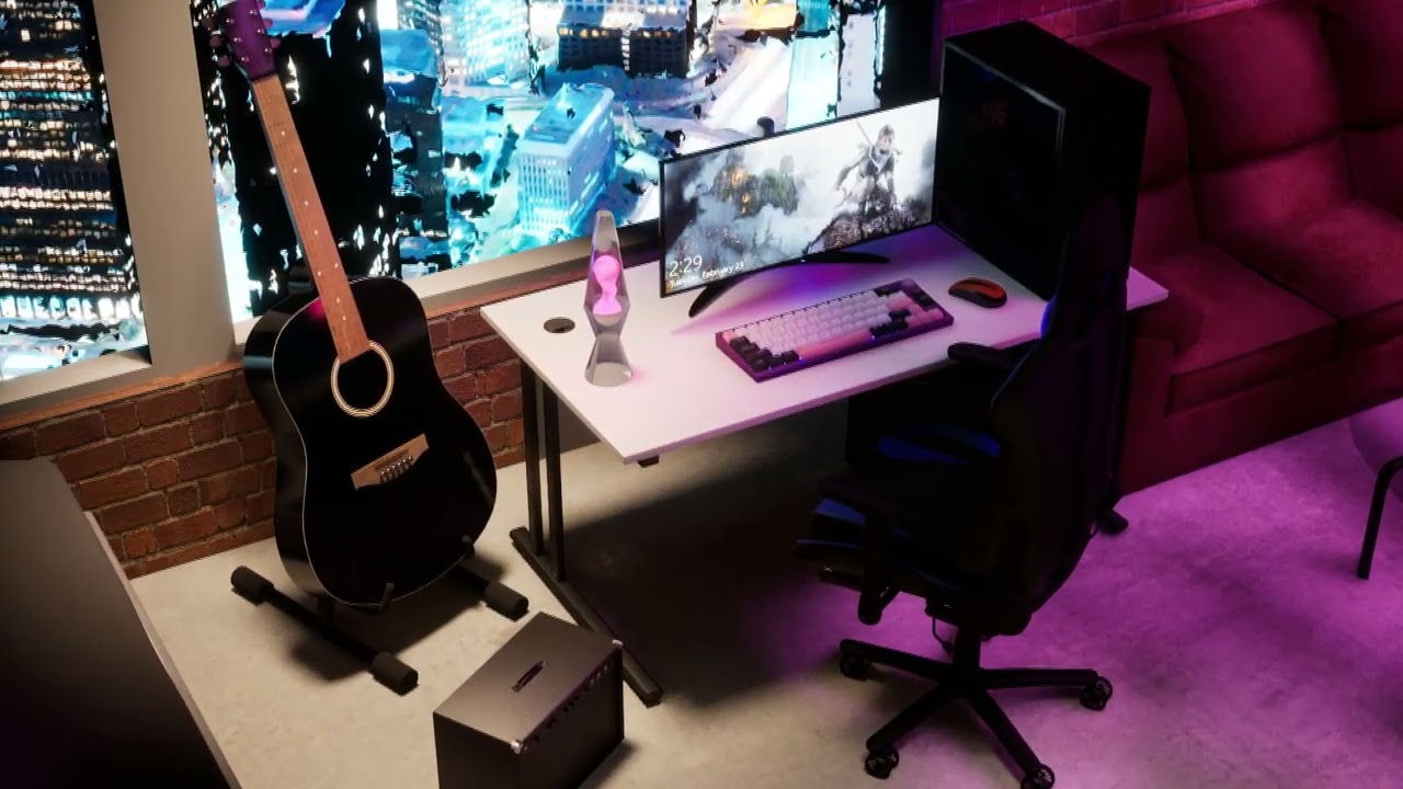 Cinematic Environment Design - Cyberpunk Room interior