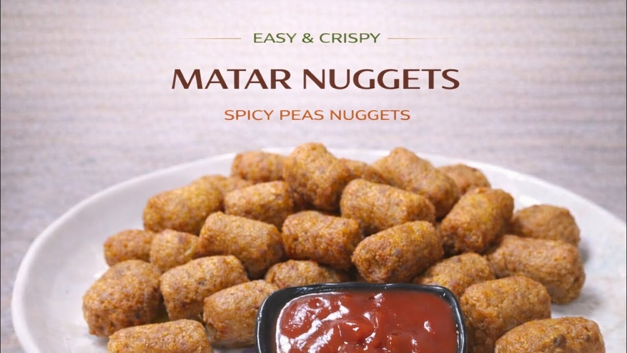 Golden & Crispy Matar Nuggets Recipe | 5-Minute Tea-Time Snack | No Maida, No Oven!