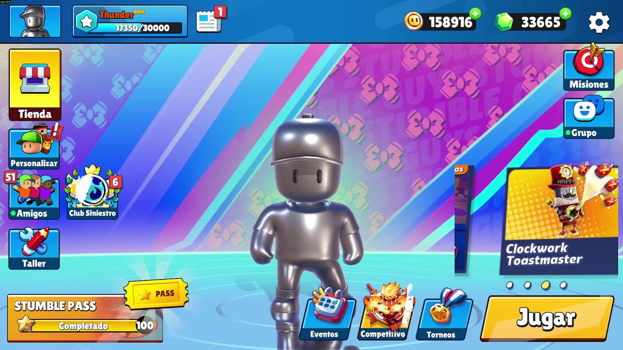 4 wins = 2000 Gemas, server: AN/US #StumbleGuys