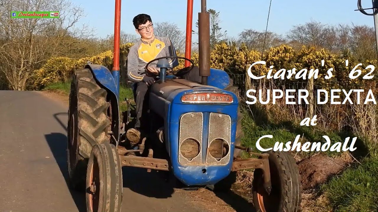 Ciaran's '62 Super Dexta At Cushendall - (Traditional N Irish Farming Short Documentary & Scenery)