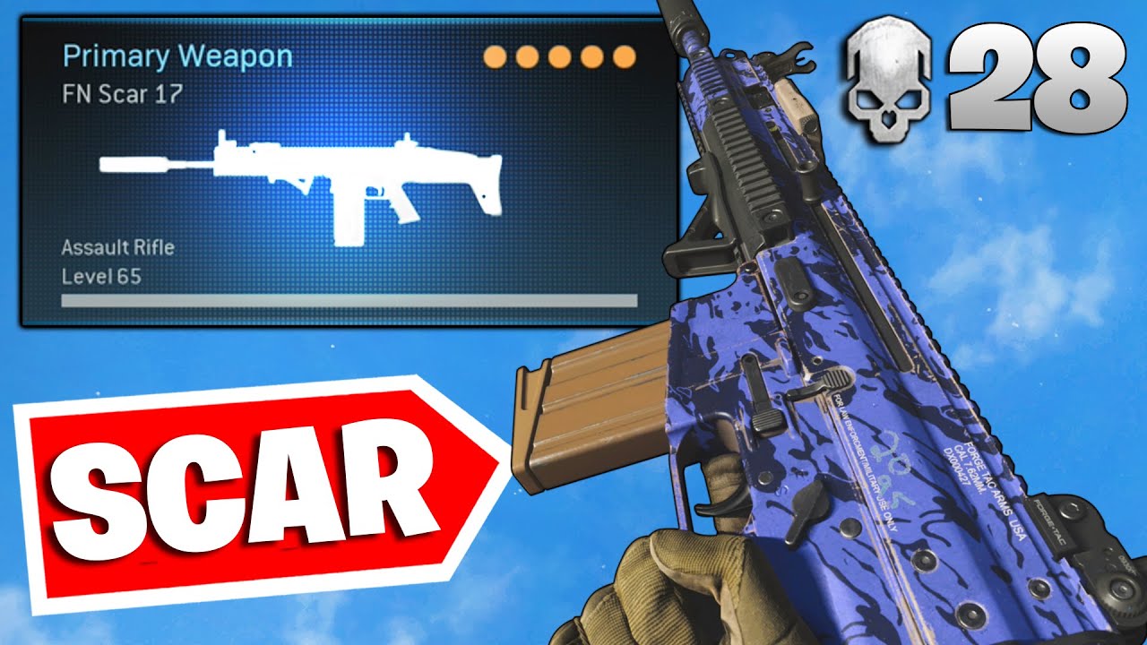 HOW TO MAKE THE SCAR OVERPOWERED! BEST SCAR CLASS SETUP! 28 KILL GAMEPLAY! (MODERN WARFARE WARZONE)