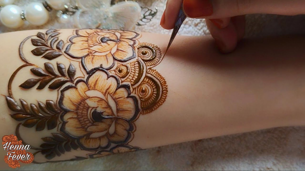 Trending Intricate and Floral Bridal Mehndi Design | Step by Step Tutorial | Henna Fever