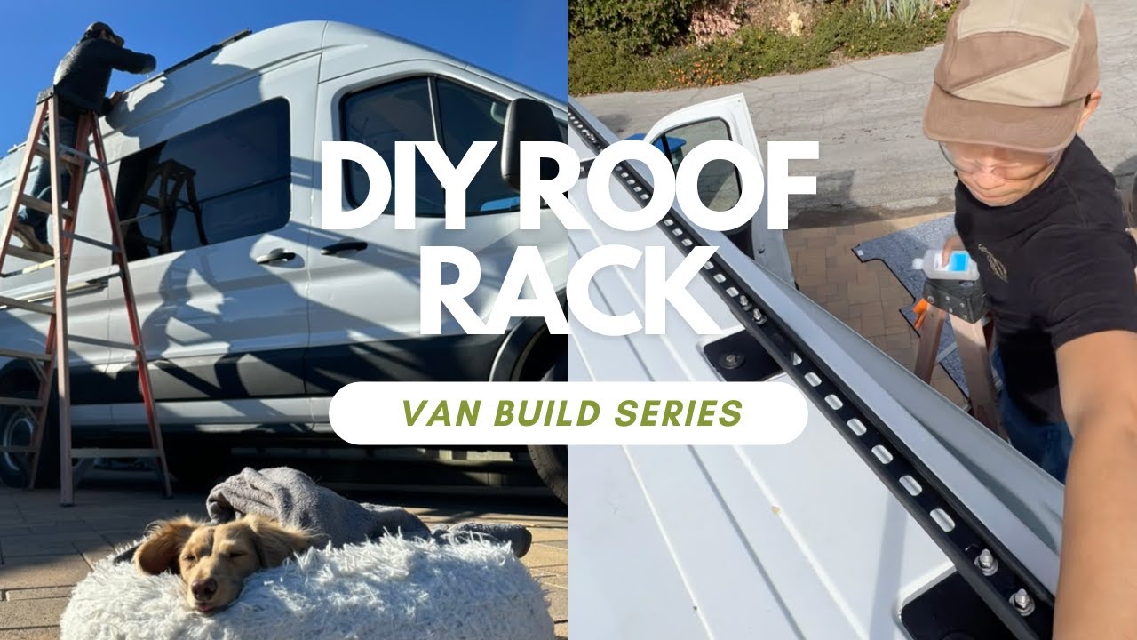 Установка багажника на крышу Ford Transit своими руками | Серия «Сборка фургона» (Эпизод 3)