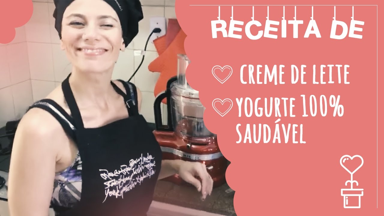 Receita de Creme de Leite e Yogurte 100% Saudável | Dr. Juliano Pimentel