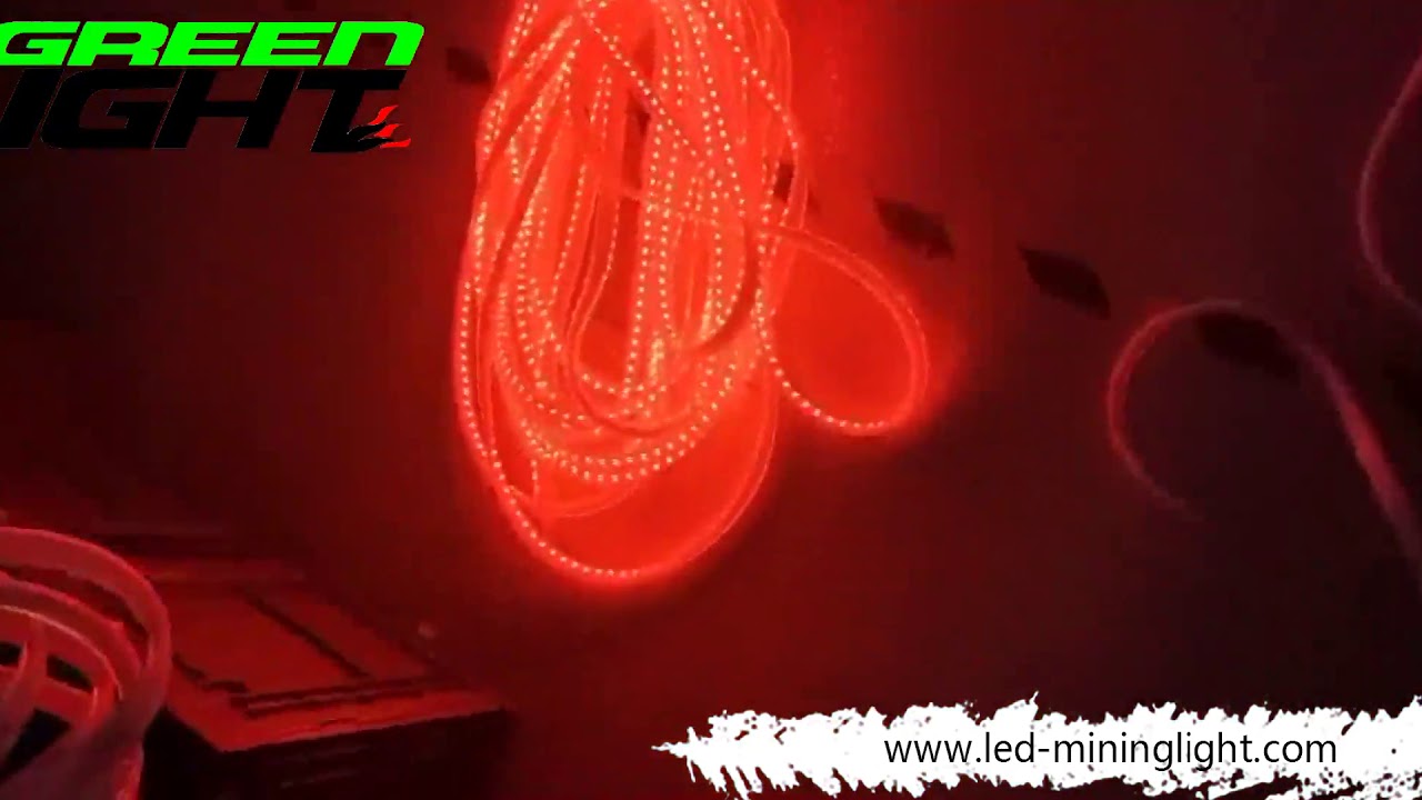 1100Lum Mining Led Strip Lights Silicone Gal Overmolding Anti Explosive For Coal Mine