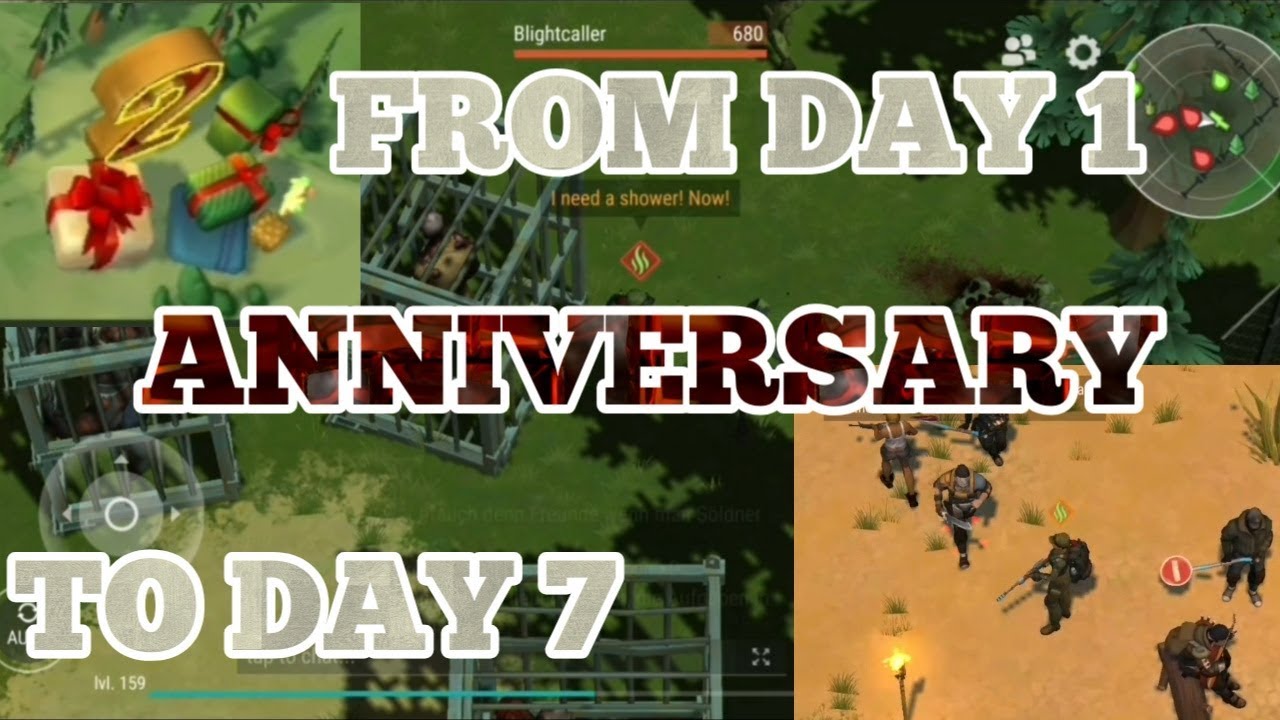 FROM DAY 1 TO DAY 7 ALL ANNIVERSARY EVENTS 1.12