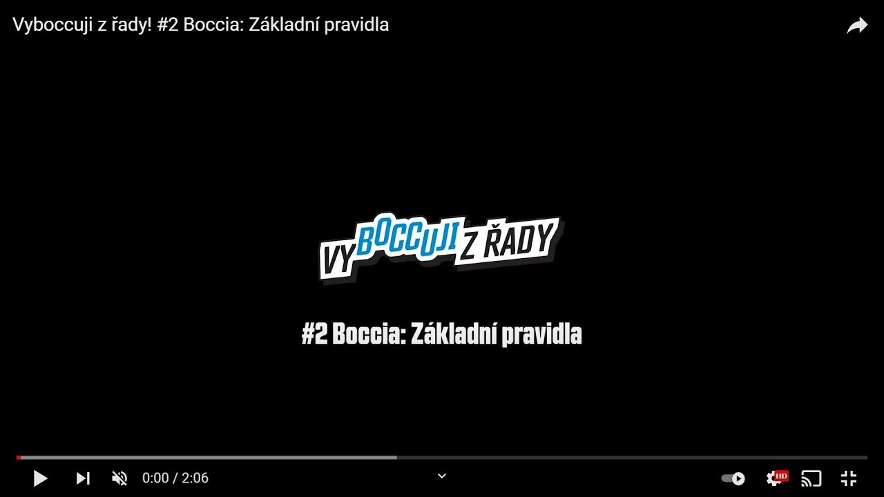 Vyboccuji z řady! #2 Boccia: Z&aacute;kladn&iacute; pravidla