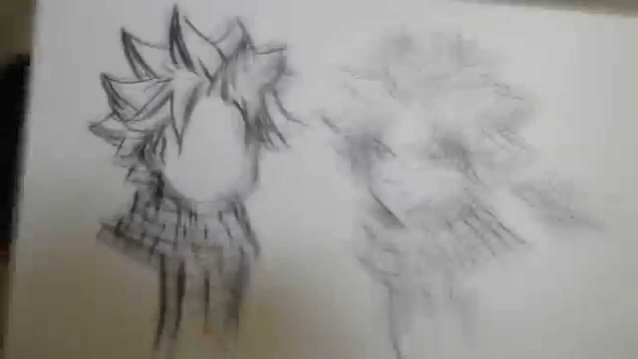 Natsu Dragneel- Drawn With Both Hands!