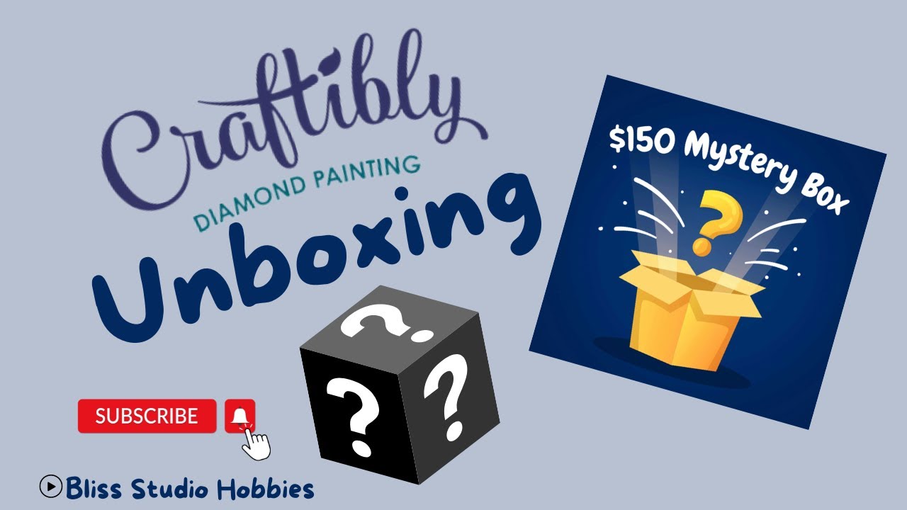 Craftibly Diamond Painting Mystery Box Unboxing $150