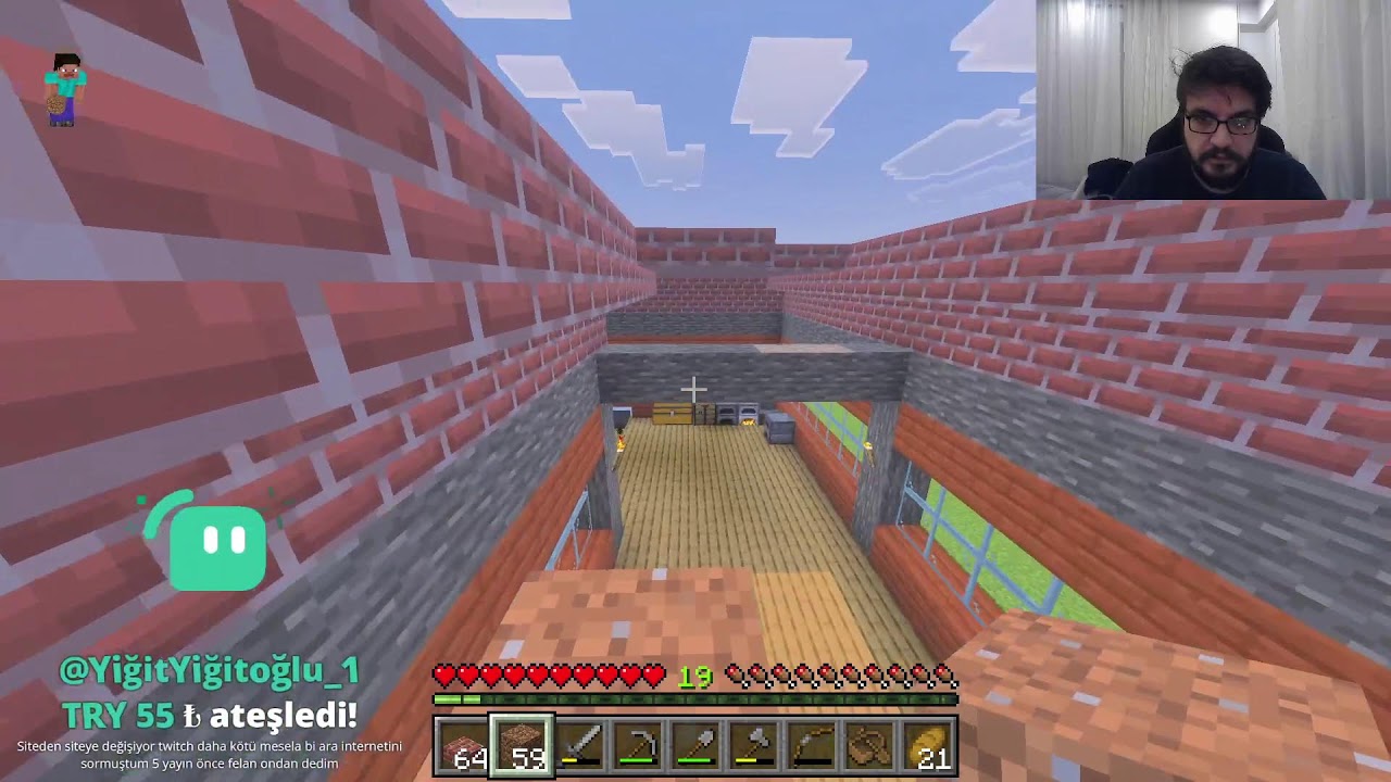 sohbet eşliğinde minecraft bedrock | CANLI